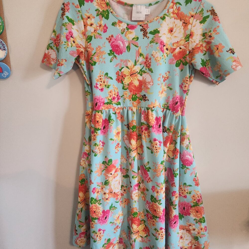 Floral Short Sleeve Dress